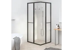 vidaXL Douchecabine Zwart 80x70x180 cm - 30% Korting!