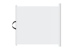 vidaXL Huisdierenhek uittrekbaar 82,5x125 cm wit (42% korting)