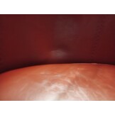 vidaXL Kuipstoel met voetenbank kunstleer wijnrood - 55% Korting