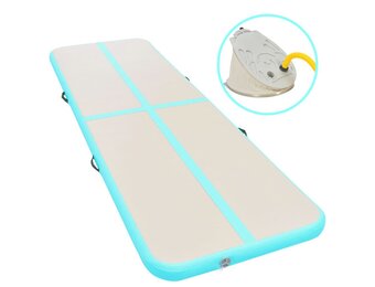 vidaXL Gymnastiekmat Opblaasbaar 600x100x10 cm - 30% Korting
