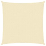 vidaXL Zonnescherm HDPE Crème 3,6x3,6m - 35% Korting!