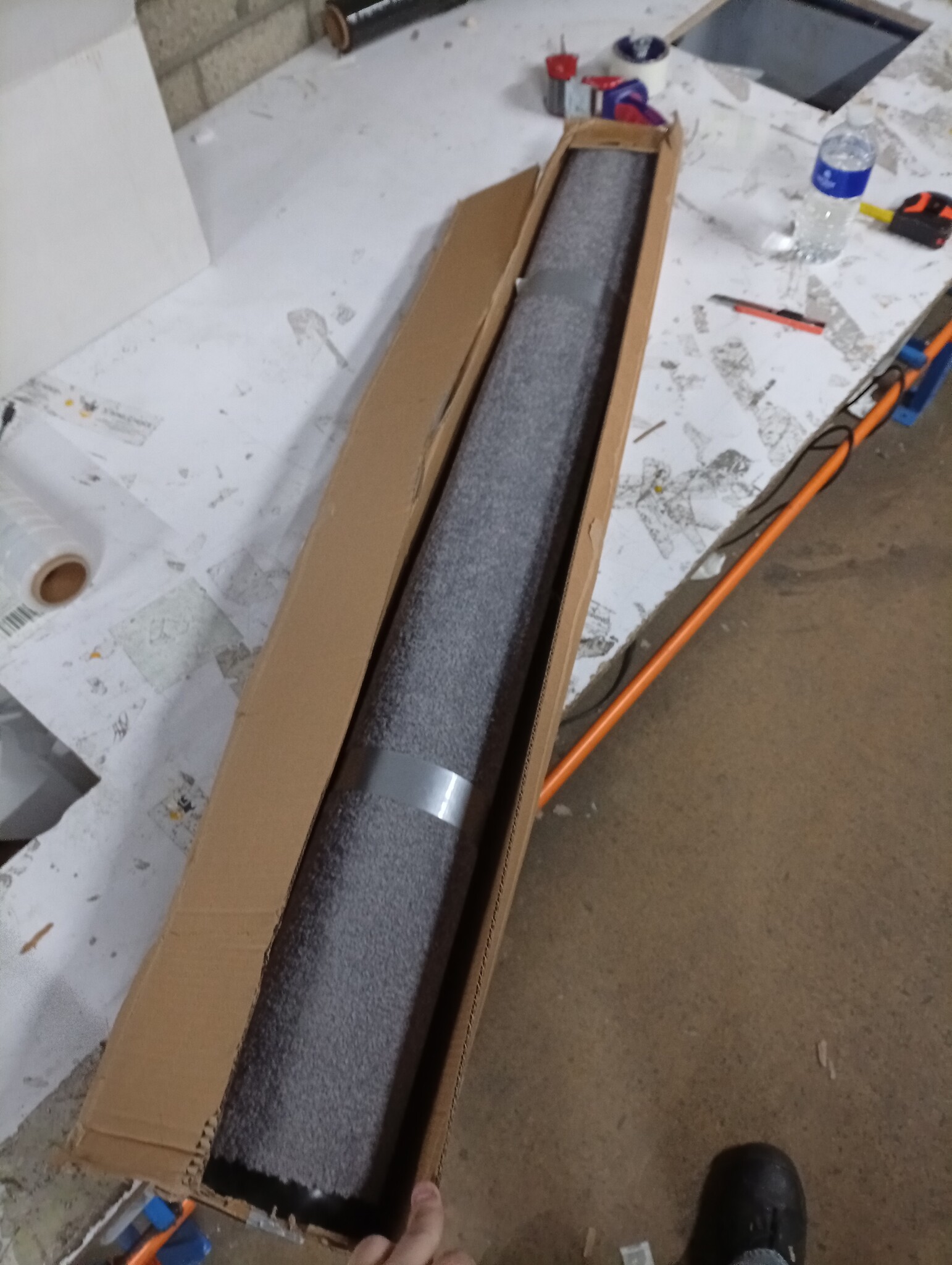 vidaXL Deurmat Grijs 115x200 cm - 55% Korting!