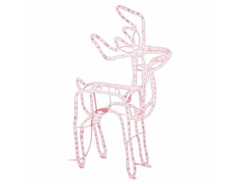 VidaXL Kerstfiguur Rendier - Warmwit LED - 35% Korting!