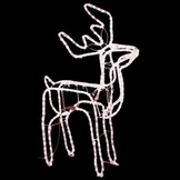 VidaXL Kerstfiguur Rendier - Warmwit LED - 35% Korting!