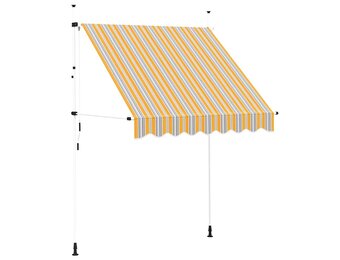 VidaXL Luifel 200cm Strepen - 42% Korting!