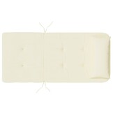 vidaXL Adirondack Stoelkussens 2 st. Crème - 65% Korting