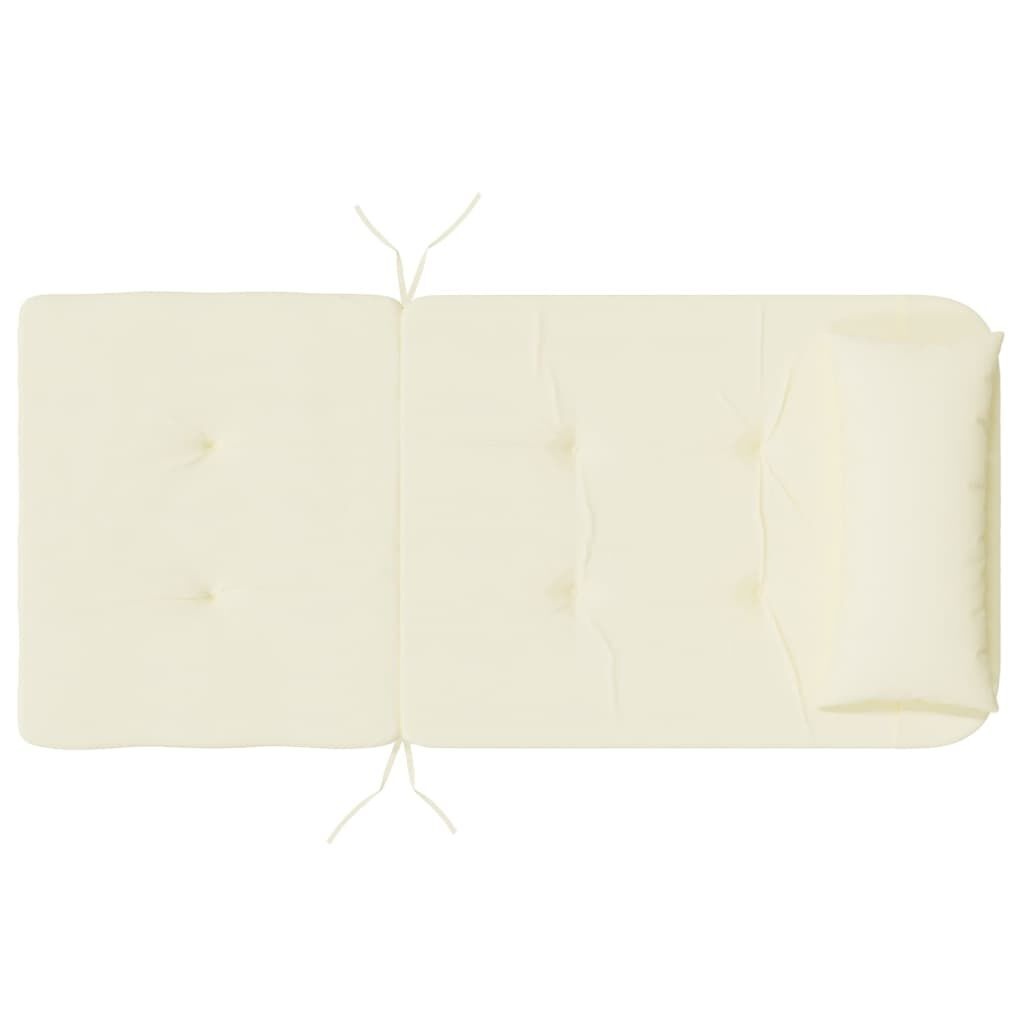 vidaXL Adirondack Stoelkussens 2 st. Crème - 65% Korting