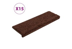 vidaXL Trapmatten Bruin 15 stuks - Nu 54% Korting!
