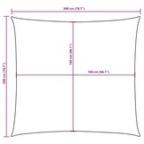 vidaXL Vierkant Zonnescherm 2x2m - 47% Korting!