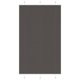 vidaXL Plissé rolgordijn - Zwart 120x200cm (35% KORTING!)