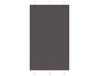 vidaXL Plissé rolgordijn - Zwart 120x200cm (35% KORTING!)