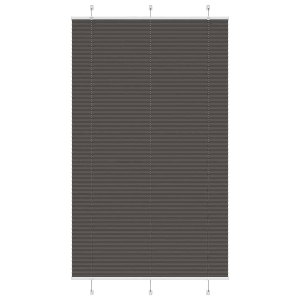 vidaXL Plissé rolgordijn - Zwart 120x200cm (35% KORTING!)