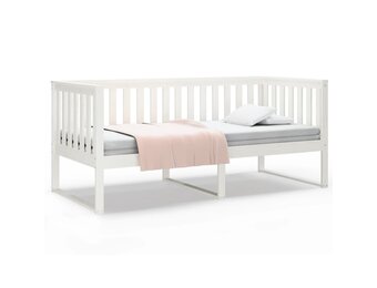 vidaXL Slaapbank Grenenhout Wit - 57% Korting!