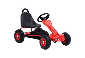 vidaXL Skelter met pedalen - Rood - 35% Korting