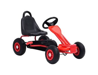 vidaXL Skelter met pedalen - Rood - 35% Korting