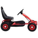 vidaXL Skelter met pedalen - Rood - 35% Korting