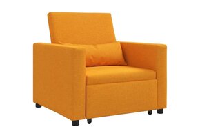 vidaXL Enkele Slaapbank Donkergeel - 53% Korting!