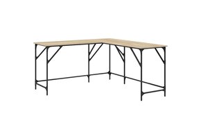 vidaXL L-vormig Bureau 149x149 cm Sonoma Eiken - 30% Korting!