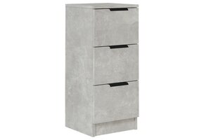 vidaXL Dressoir 30x30x70 cm - Bewerkt Hout, Betongrijs (35% Korting)