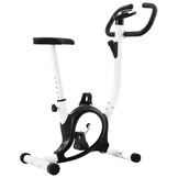 vidaXL Hometrainer met bandweerstand - Zwart (35% Korting)