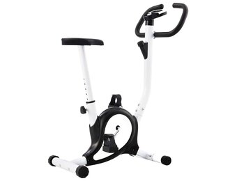 vidaXL Hometrainer met bandweerstand - Zwart (35% Korting)
