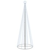 vidaXL Kegelkerstboom 310 LED's 100x300 cm Koudwit - 35% Korting!