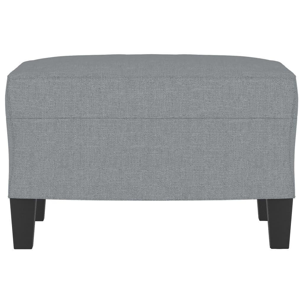 vidaXL Voetenbank Lichtgrijs 60x50x41 cm | 35% Korting