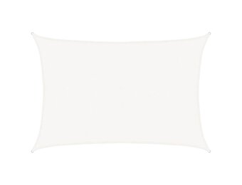 vidaXL Zonnezeil 5x7m HDPE Wit - 35% Korting!