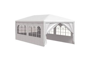 vidaXL Partytent 3x6 m Wit - 60% Korting