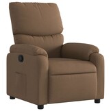 vidaXL Fauteuil Verstelbaar Stof Bruin - 35% Korting!