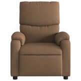 vidaXL Fauteuil Verstelbaar Stof Bruin - 35% Korting!