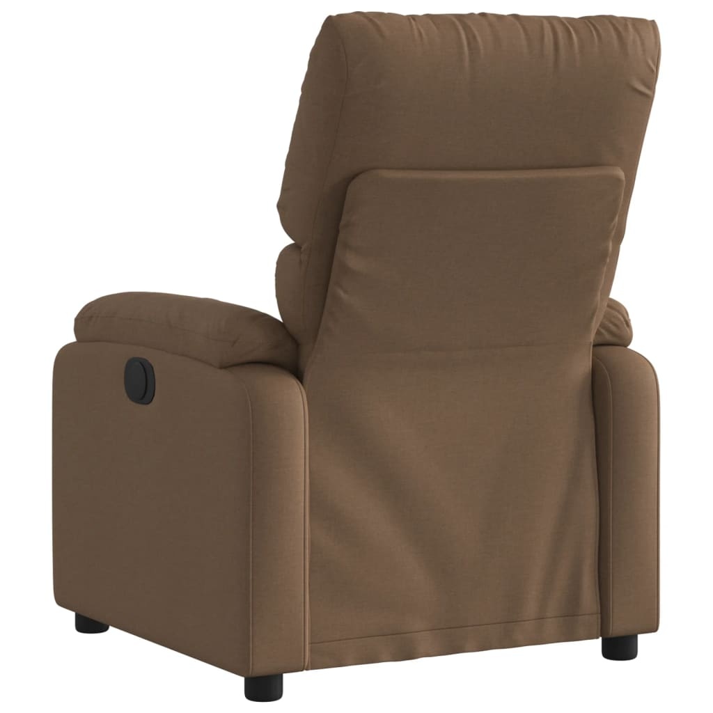 vidaXL Fauteuil Verstelbaar Stof Bruin - 35% Korting!