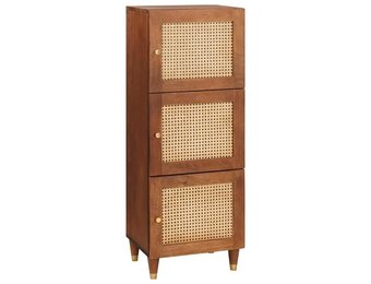 vidaXL Hoge Kast - Bamboe & Mango Hout - 55% Korting!