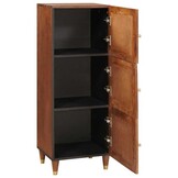 vidaXL Hoge Kast - Bamboe & Mango Hout - 55% Korting!