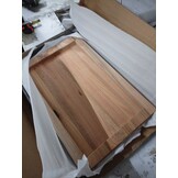 vidaXL Wastafelblad Massief Hout Lichtbruin - 55% Korting