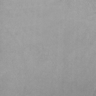 vidaXL Hondenmand Fluweel Lichtgrijs 100x54x33 cm | Nu 35% Korting!