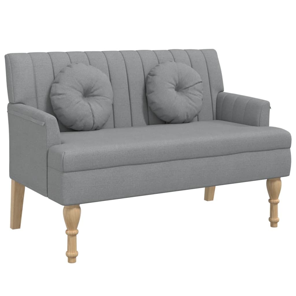 vidaXL Bankje Lichtgrijs - 35% Korting | Geretourneerd