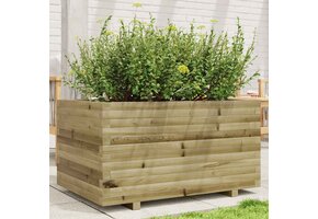 vidaXL Plantenbak Grenenhout (90x60x49,5 cm) - 53% Korting!