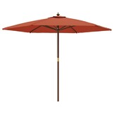 vidaXL Parasol Terracotta - 299x240 cm - 54% Korting