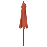 vidaXL Parasol Terracotta - 299x240 cm - 54% Korting