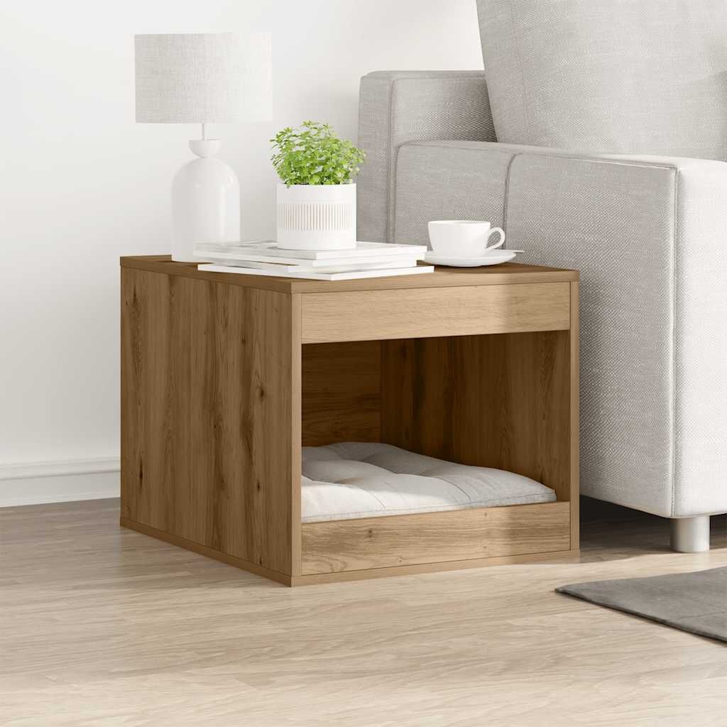 vidaXL Kattenbakkast - Artisanaal Eiken (35% Korting)