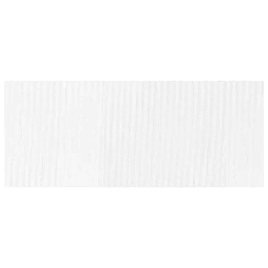 vidaXL Kamerscherm Bamboe Wit 165x400 cm - 35% Korting