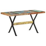vidaXL Eettafel Gerecycled Hout 140cm - 35% Korting!