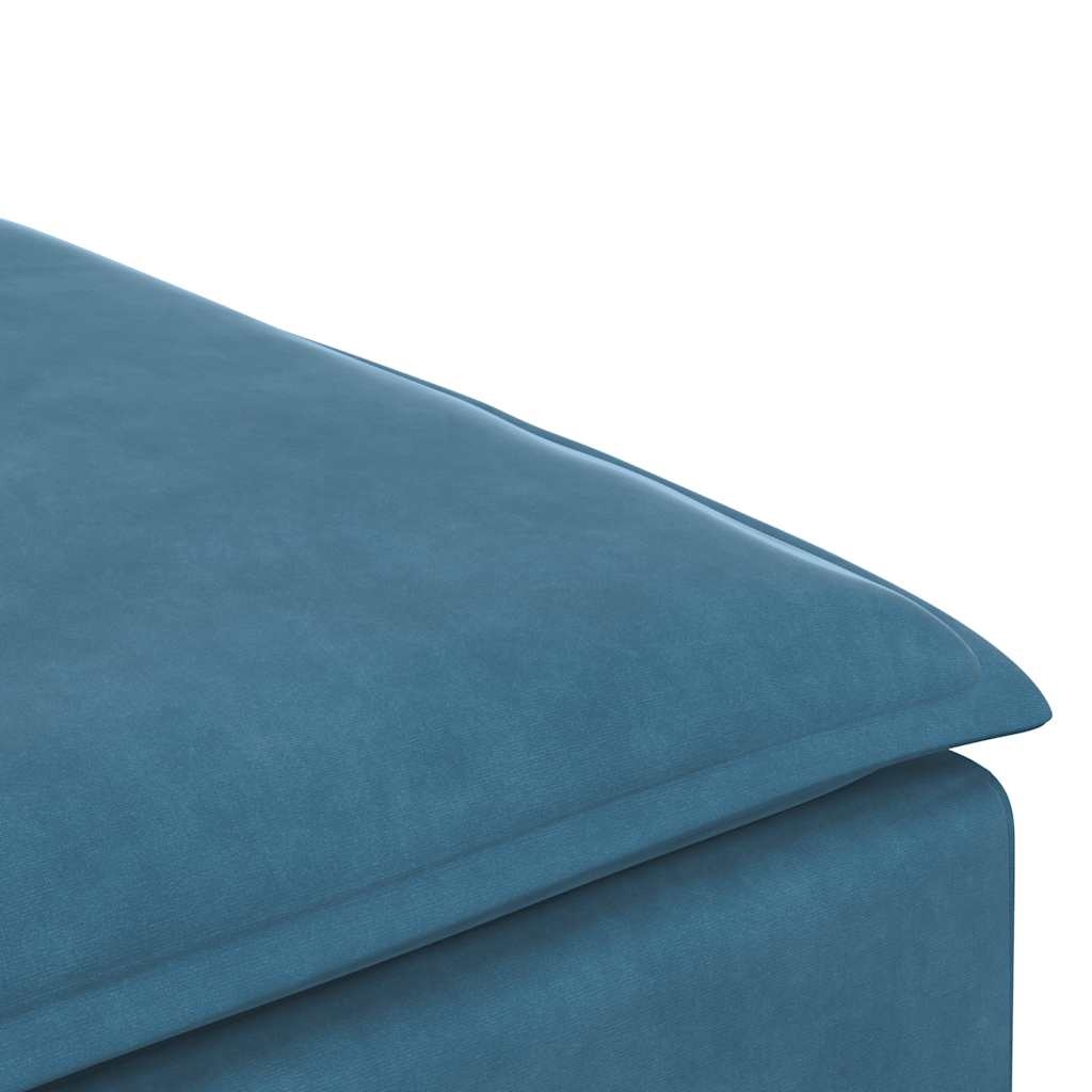 vidaXL Modulaire Voetenbank Module Blauw - 30% Korting!