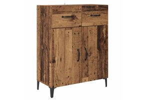 vidaXL Dressoir Oud Hout - 60% Korting - 34x69.5x90cm