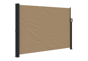 vidaXL Windscherm Uittrekbaar 140x300 cm Taupe - 42% Korting!