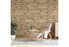 vidaXL Wandpanelen 3D Donkerzand Baksteen - 55% Korting