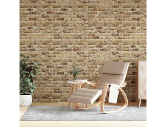 vidaXL Wandpanelen 3D Donkerzand Baksteen - 55% Korting