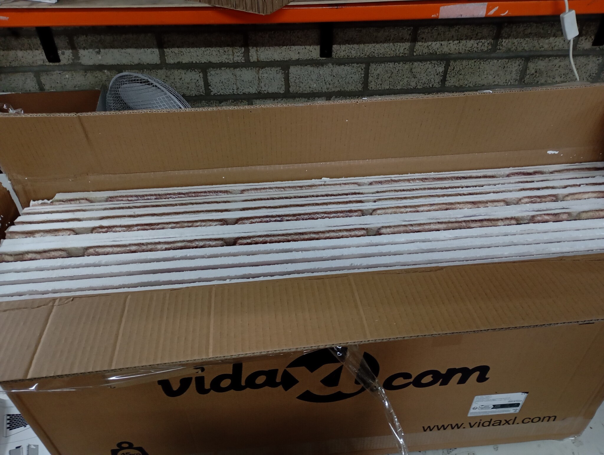 vidaXL Wandpanelen 3D Donkerzand Baksteen - 55% Korting