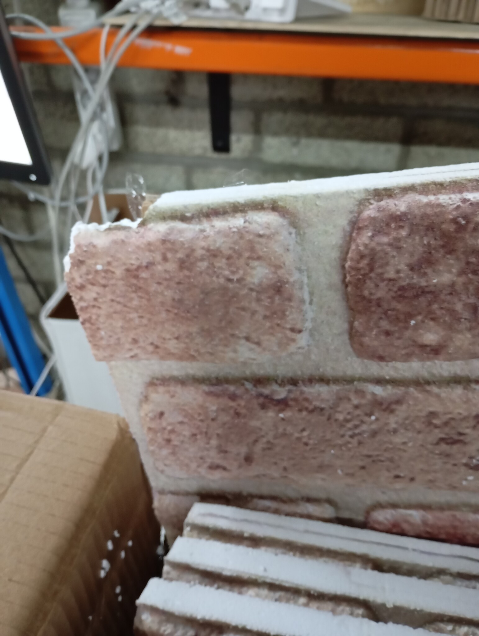 vidaXL Wandpanelen 3D Donkerzand Baksteen - 55% Korting